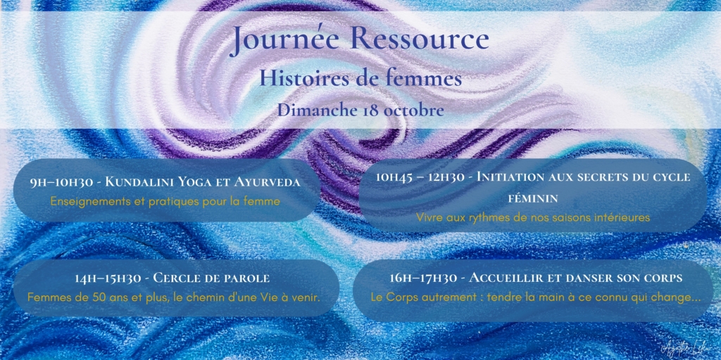 Journée bien-être et spirituelle dédiée aux femmes et à la féminité au Centre Om Vitae de Vaugneray dans les Monts du Lyonnais.