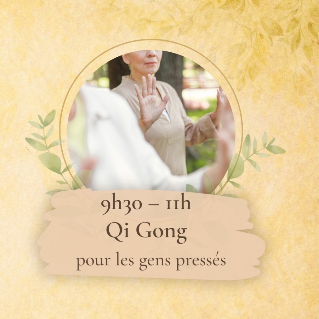 Atelier de Qi Gong pour relâcher le stress lors de la Journée Ressource burn-out