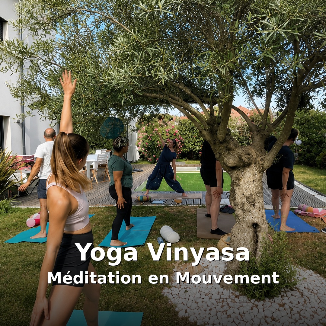 Cours de Yoga Vinyasa à Vaugneray, une méditation en mouvement